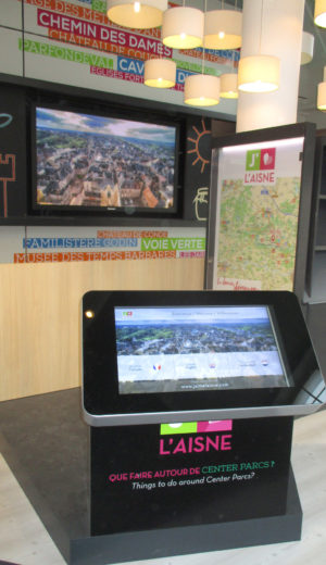 Affichage dynamique et borne interactive dans l'Aisne