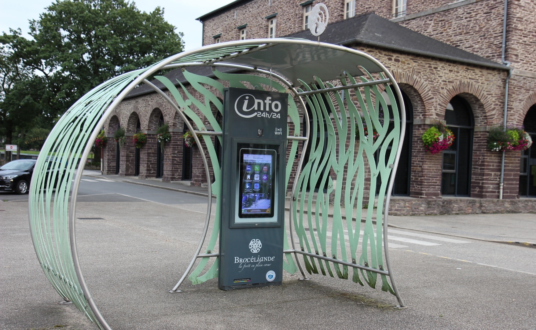 Totem interactif de Brocéliande