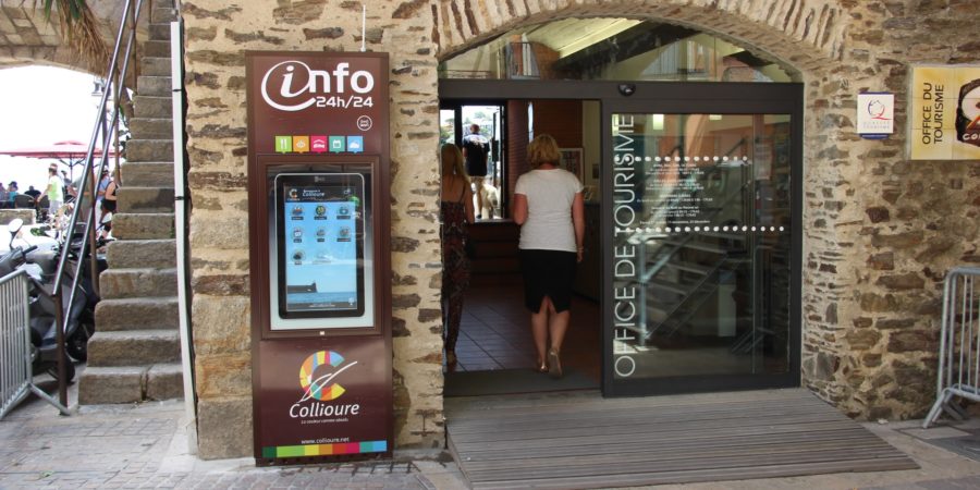 Mobilier urbain interactif à Collioure