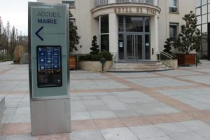 Mobilier urbain interactif à Enghien les Bains