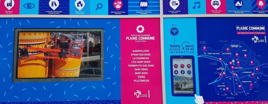 Affichage dynamique et borne interactive à Saint Denis