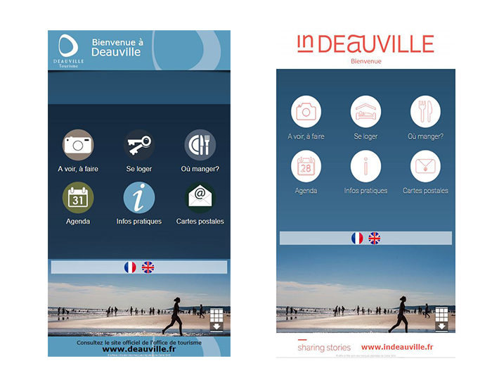 Application Deauville - Totem tactile