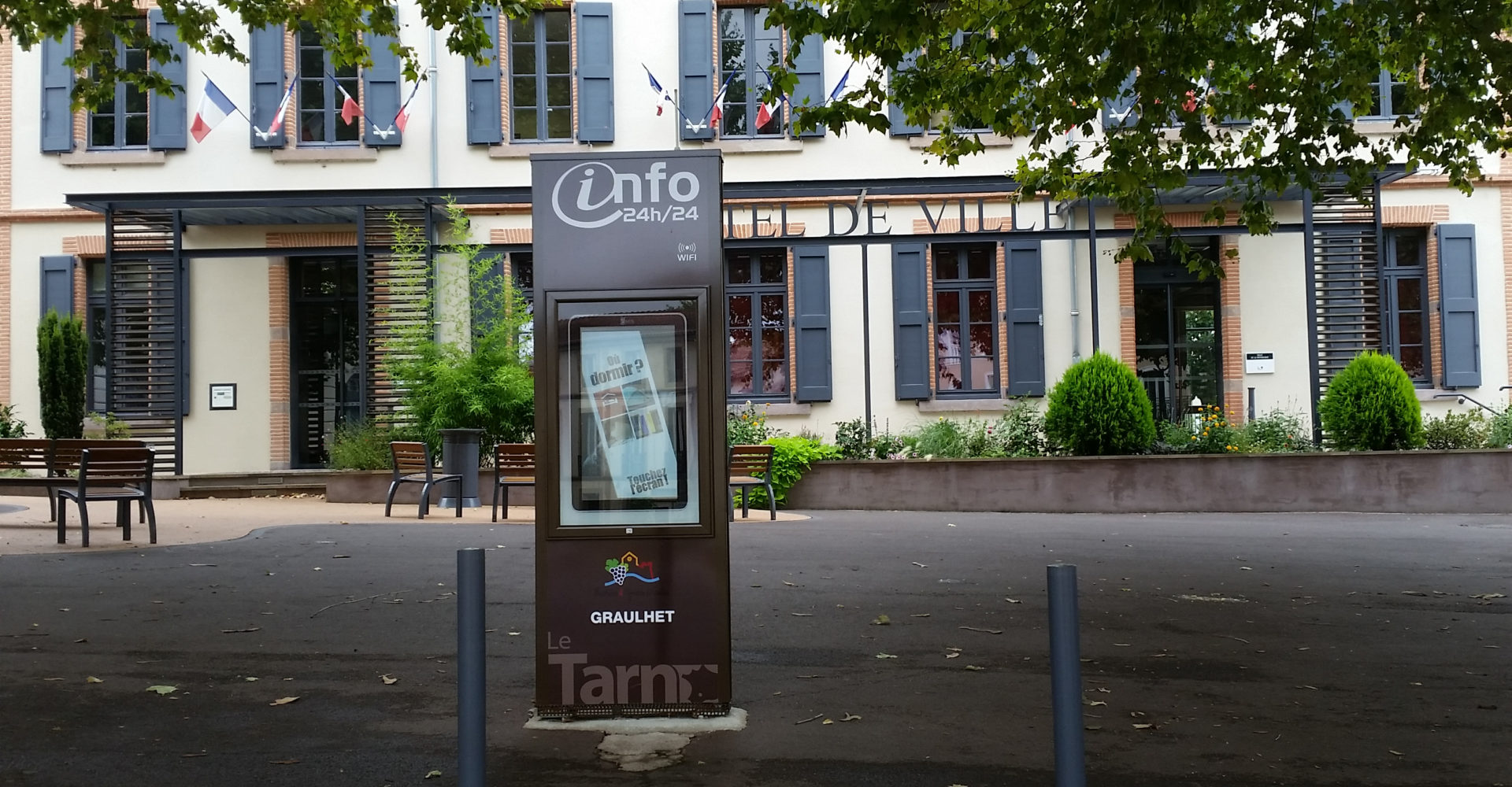 bornes d’information touristiques