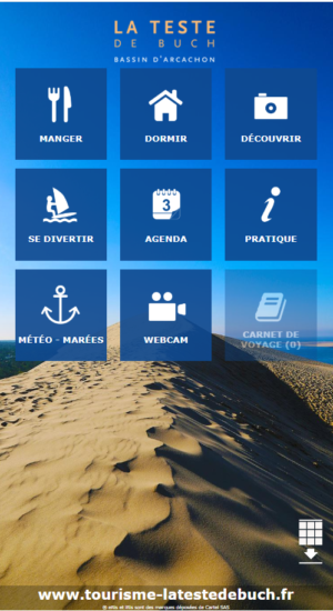 L'application touristique de la Teste-de-Buch