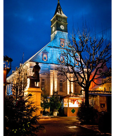 Le temple Saint Martin à Montbéliard noël