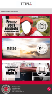 application magasin ttipia borne selfie