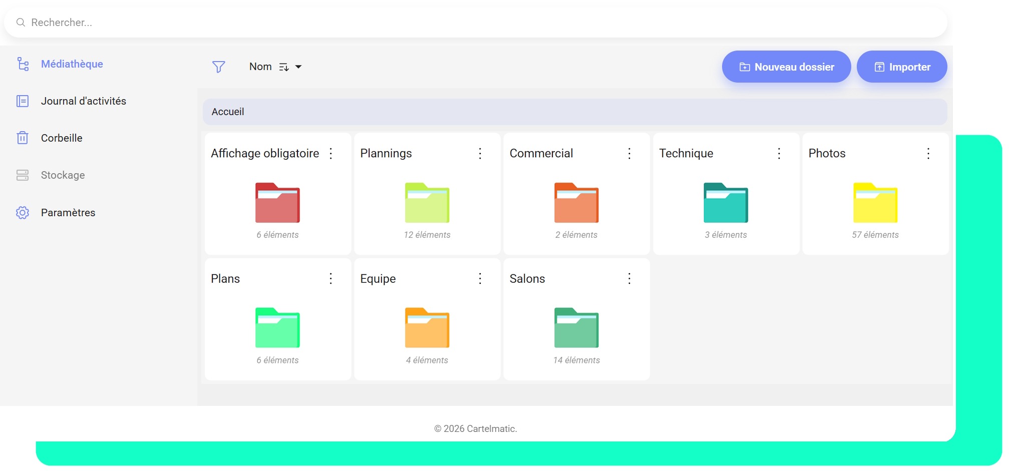 Médaithèque DAM Cartelmatic